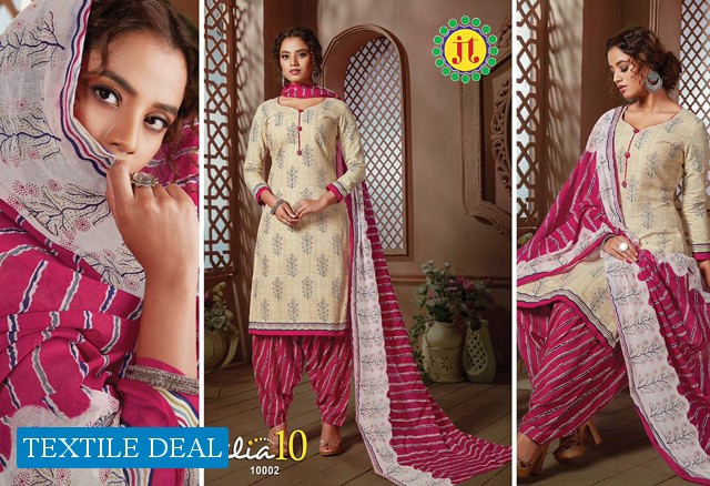 JT Alia vol-10 Wholesaler Chudidar Dress material