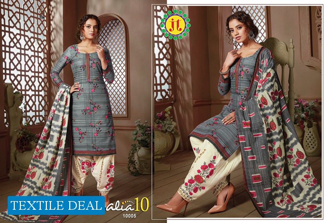 JT Alia vol-10 Wholesaler Chudidar Dress material