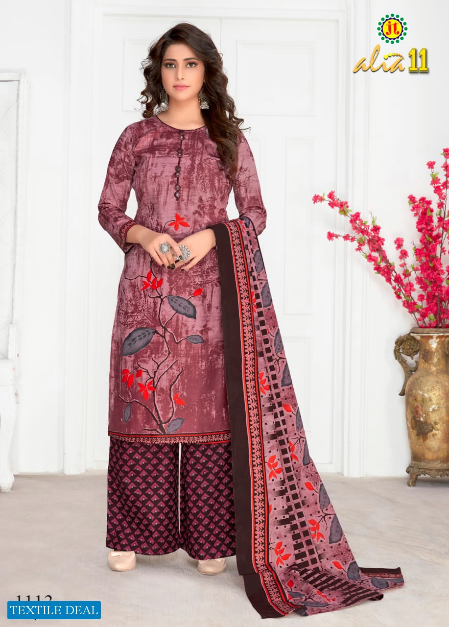 JT Alia vol-11 Wholesaler Chudidar Dress material