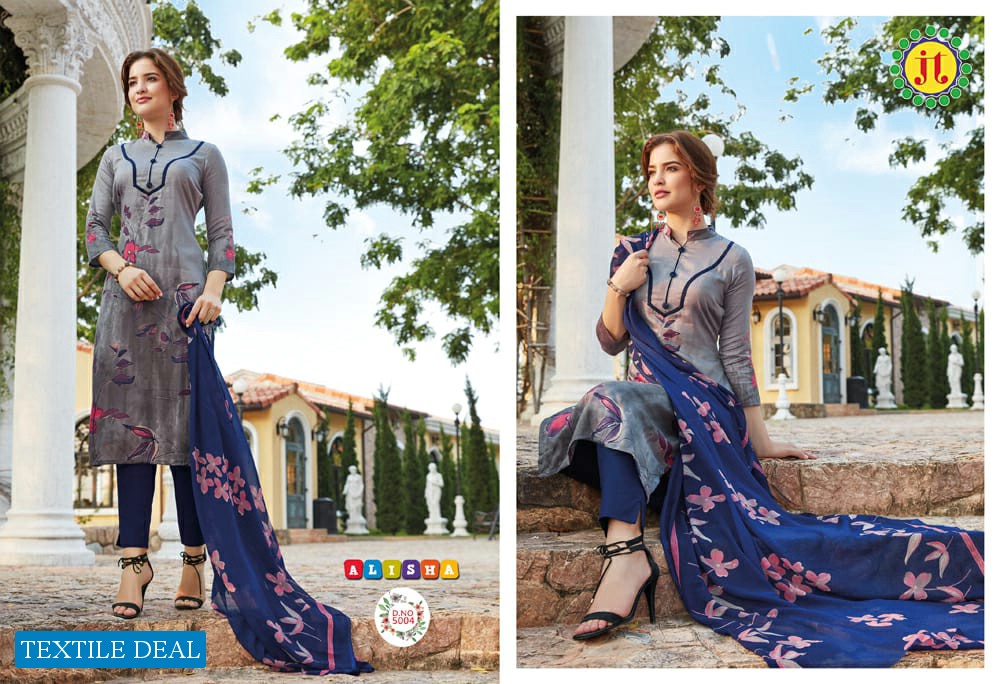 JT Alisha Vol-5 Bulk Shopping For Retailer Dress Material