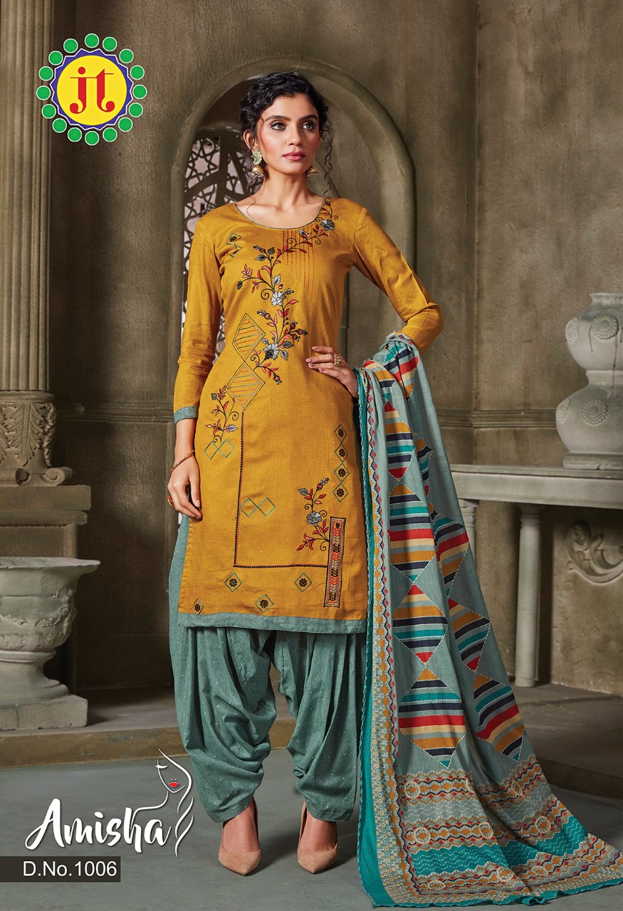 JT Amisha Wholesale Formal Dress Material