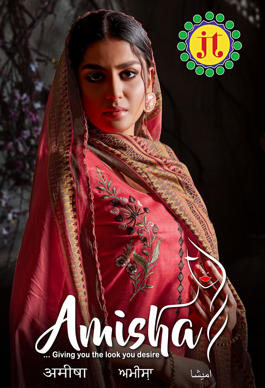 JT Amisha Wholesale Formal Dress Material