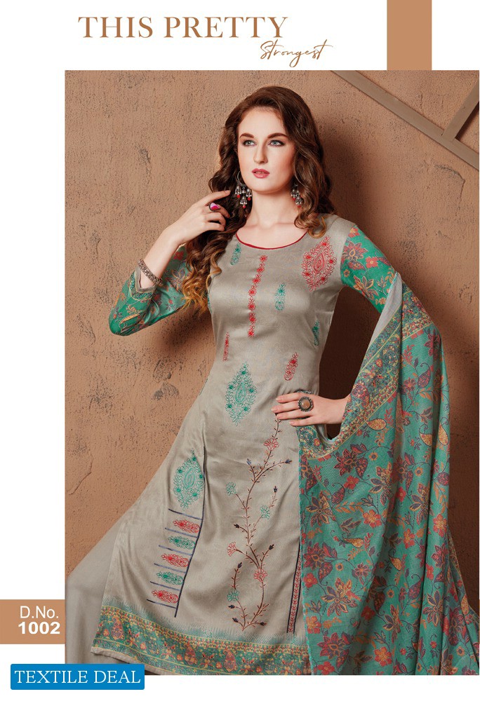 JT Anaya Vol-1 Luxury Jam Karachi Collection Wholesale Dress Material