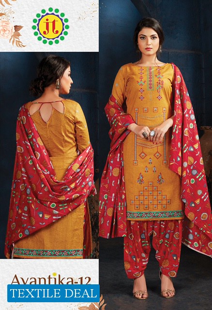 JT Avantika Vol-12 Wholesale Ready Made Cotton Dress