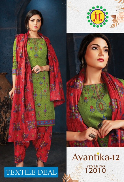 JT Avantika Vol-12 Wholesale Ready Made Cotton Dress