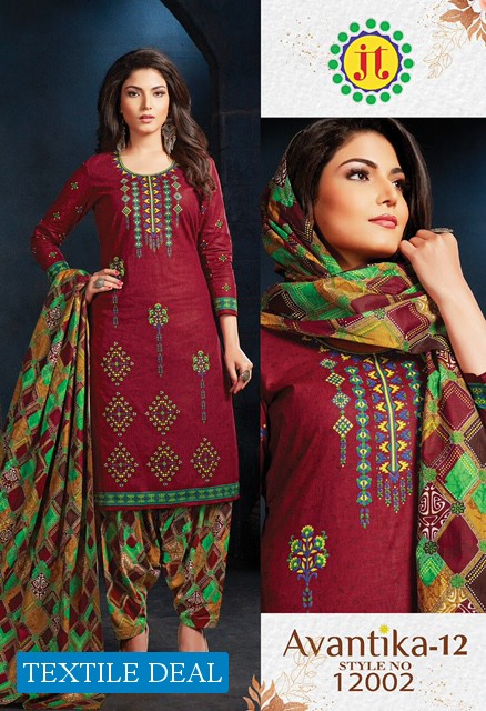 JT Avantika Vol-12 Wholesale Ready Made Cotton Dress