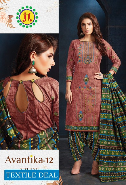 JT Avantika Vol-12 Wholesale Ready Made Cotton Dress