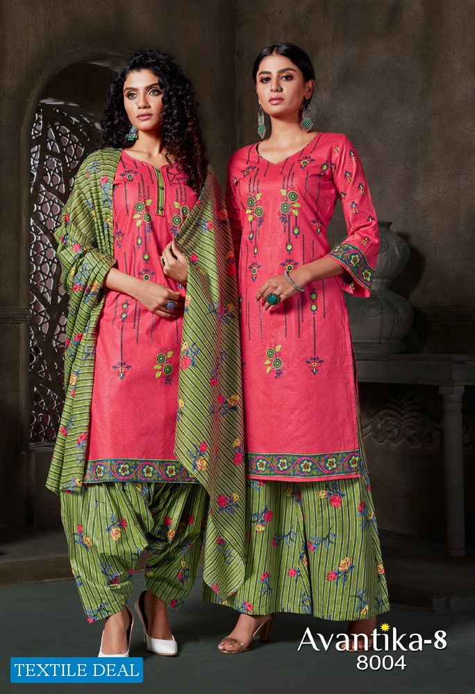 JT Avantika Vol-8 Wholesale printed Dress Material