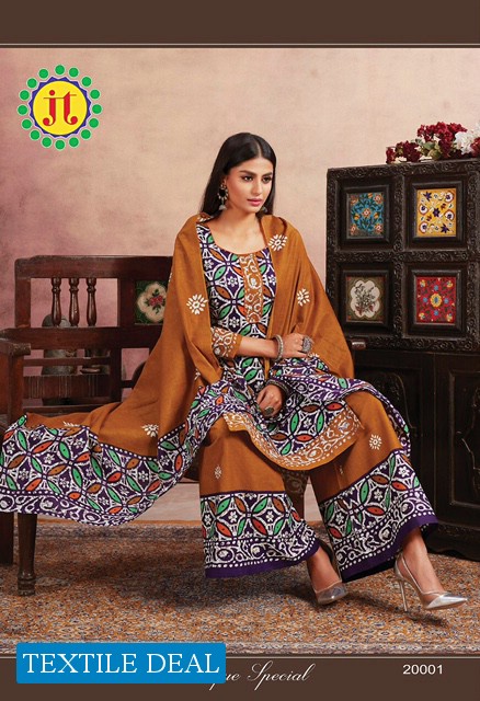 JT Batique Special Vol-20 Wholesale Printed Dress Material