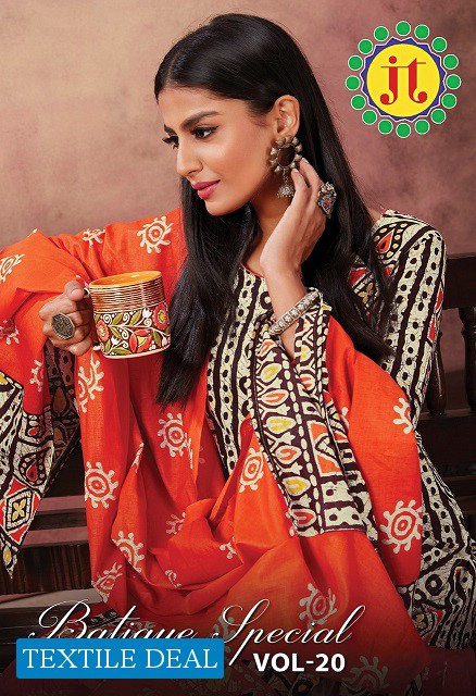 JT Batique Special Vol-20 Wholesale Printed Dress Material