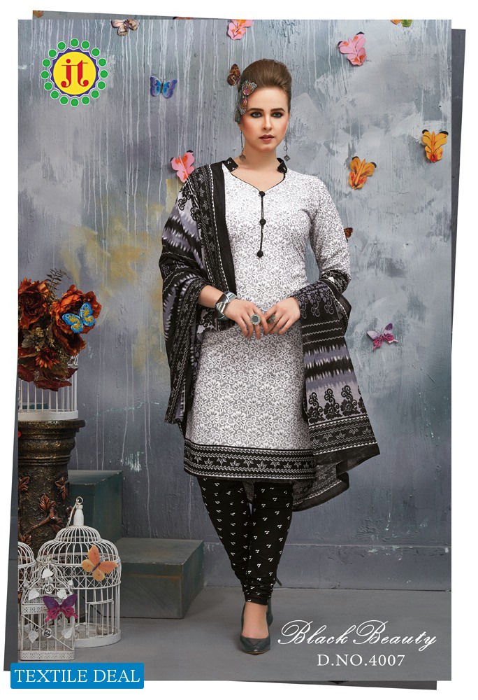 JT Black Beauty Vol-4 Wholesale Cotton Dress Material