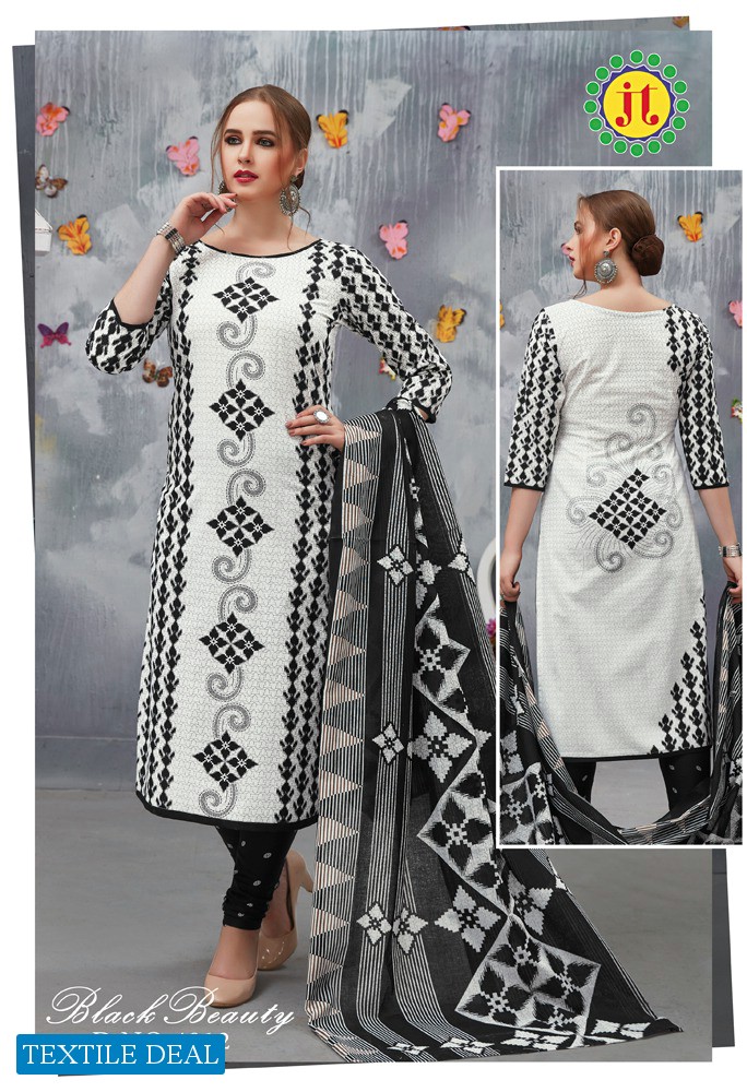 JT Black Beauty Vol-4 Wholesale Cotton Dress Material