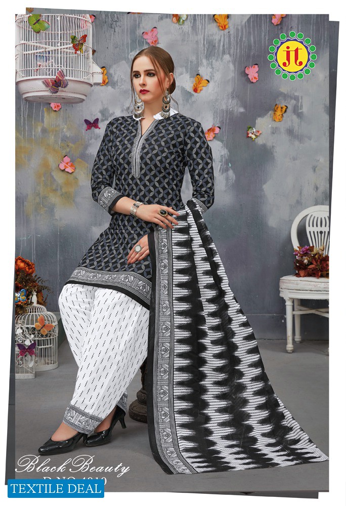 JT Black Beauty Vol-4 Wholesale Cotton Dress Material