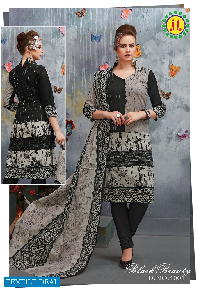 JT Black Beauty Vol-4 Wholesale Cotton Dress Material