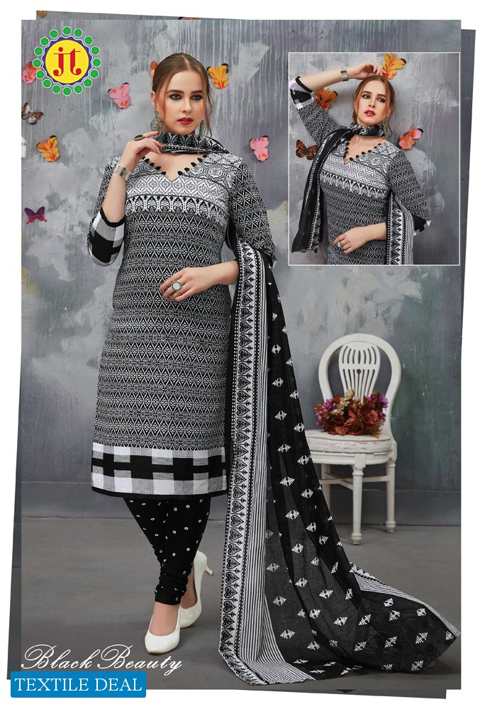JT Black Beauty Vol-4 Wholesale Cotton Dress Material