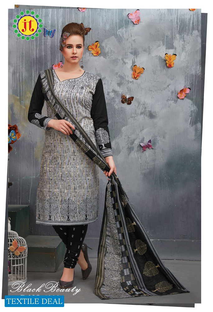 JT Black Beauty Vol-4 Wholesale Cotton Dress Material