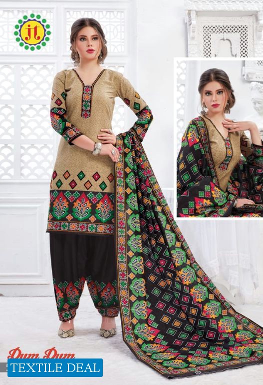 JT Dum Dum Vol-58 Wholesale Cotton Dress Material