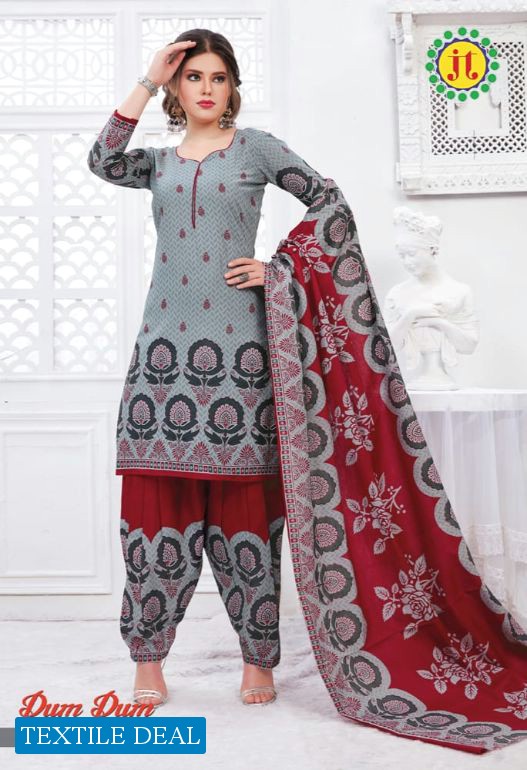 JT Dum Dum Vol-58 Wholesale Cotton Dress Material