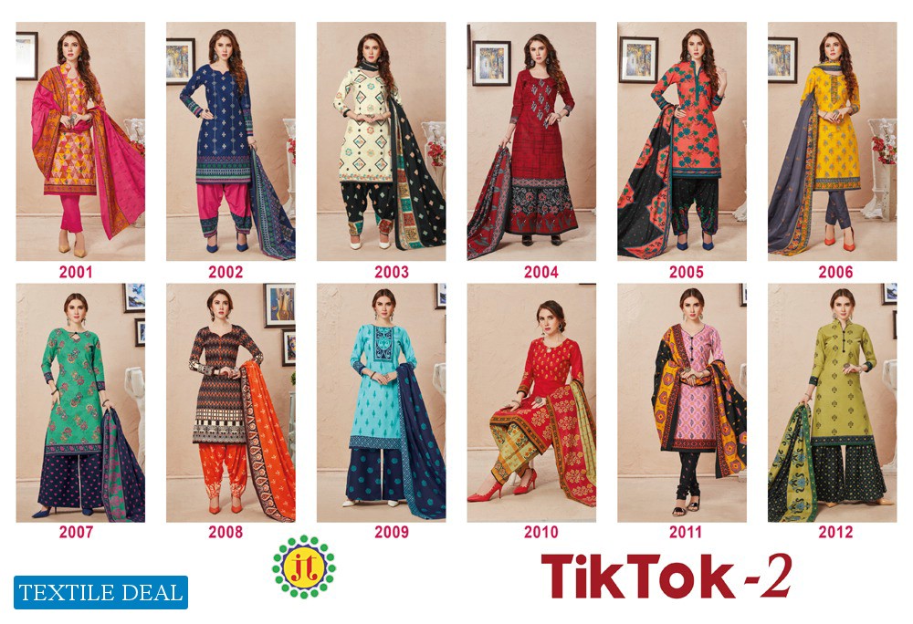 JT Tiktok Vol-2 Wholesale Shopping Formal Dress Material