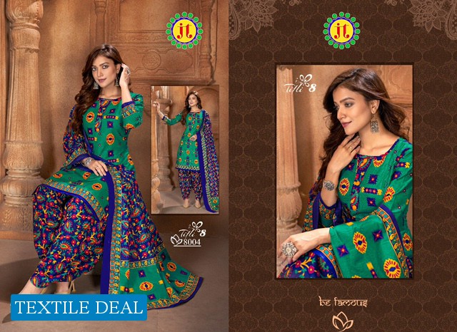 JT Titli Ikat Special Vol-8 Wholesale Unstitched Dress Material