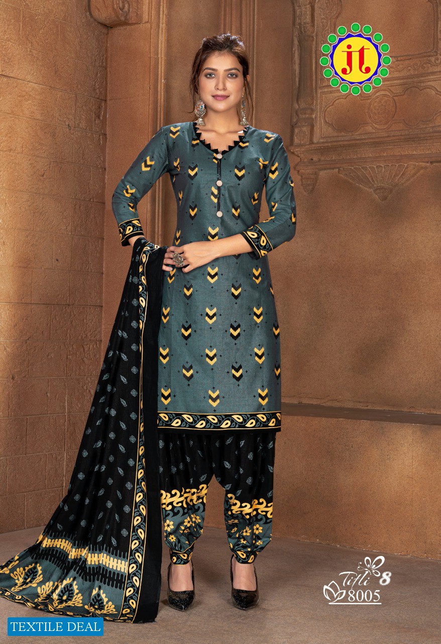 JT Titli Ikat Special Vol-8 Wholesale Unstitched Dress Material