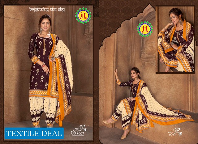 JT Titli Ikat Special Vol-8 Wholesale Unstitched Dress Material