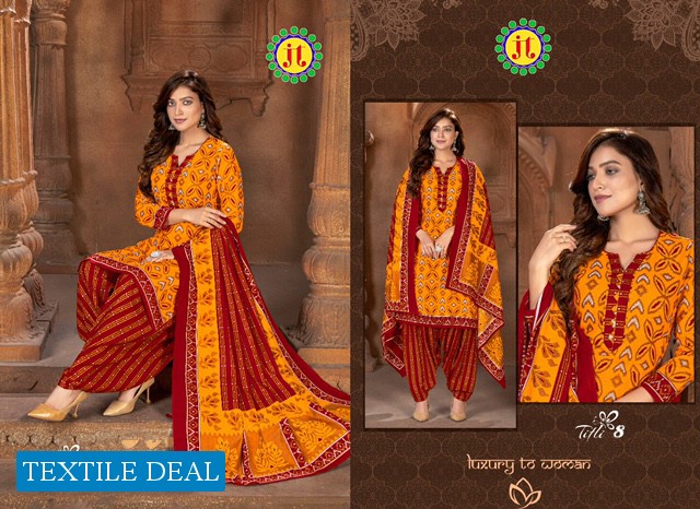 JT Titli Ikat Special Vol-8 Wholesale Unstitched Dress Material