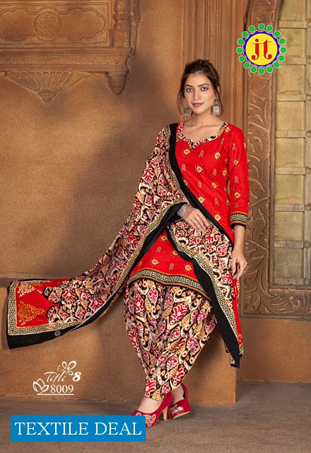 JT Titli Ikat Special Vol-8 Wholesale Unstitched Dress Material