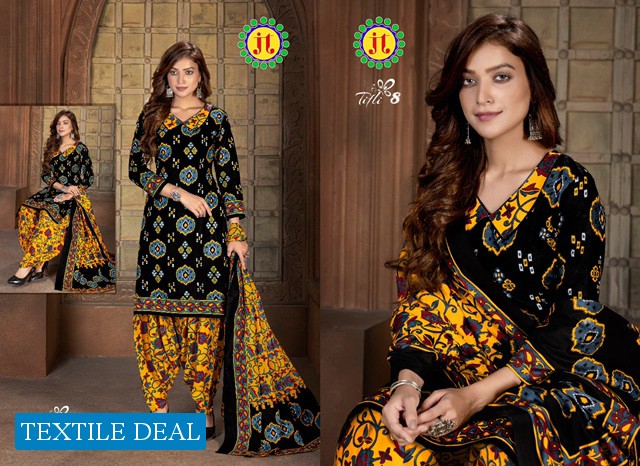 JT Titli Ikat Special Vol-8 Wholesale Unstitched Dress Material