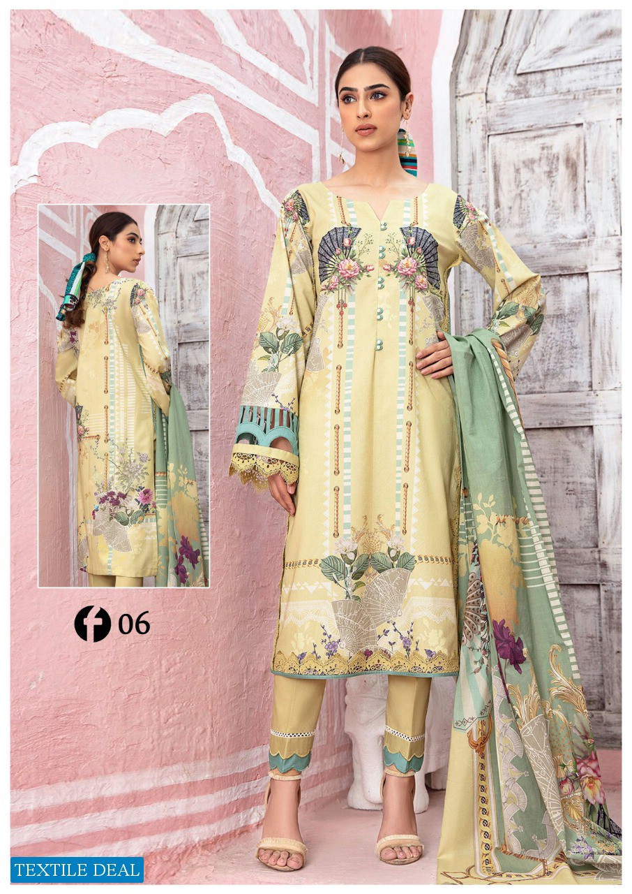 Jade Firdous Urbane Luxury lawn Collection Wholesaler In India