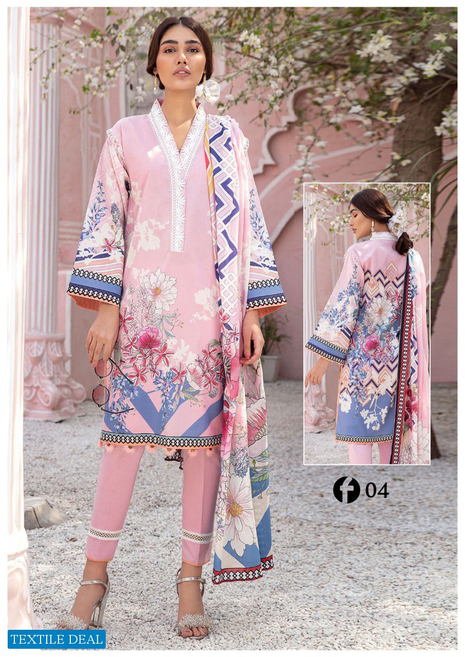 Jade Firdous Urbane Luxury lawn Collection Wholesaler In India