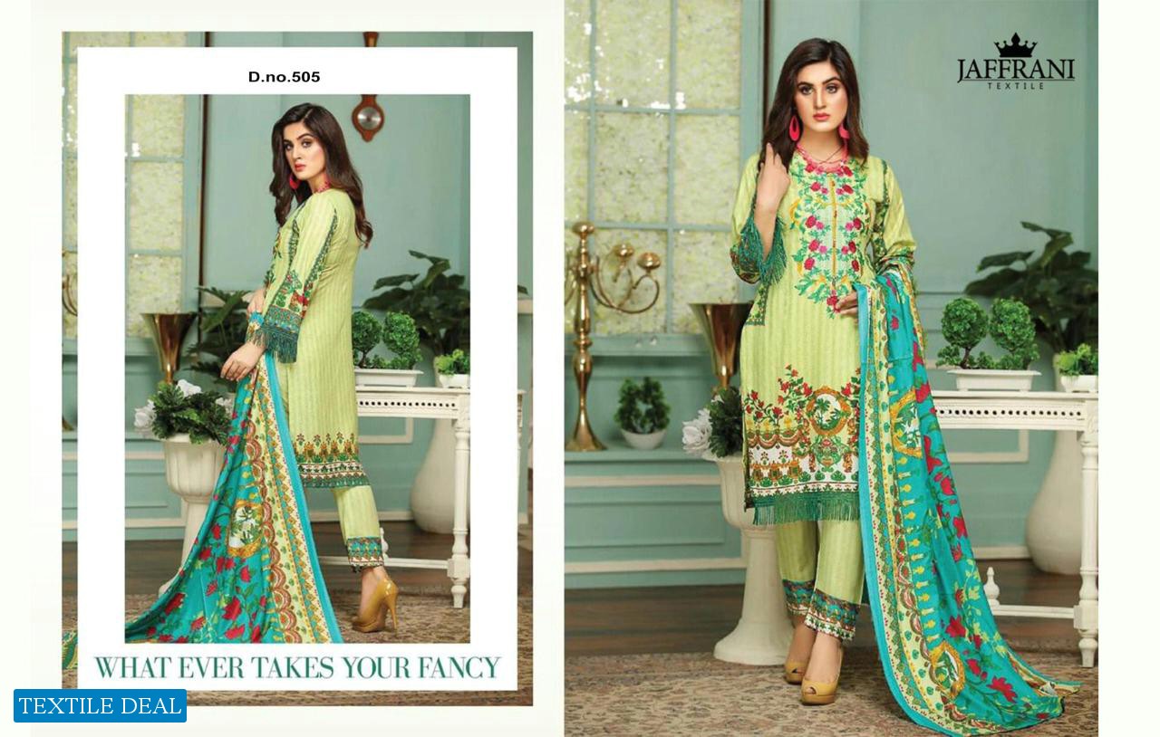 Jaffrani Asifa and Nabeel Luxury Lawn Collection Wholesale Printed Dress Material