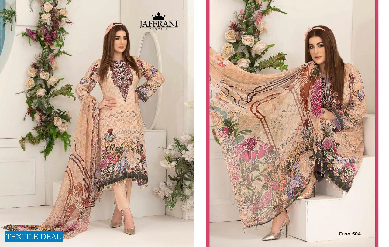 Jaffrani Asifa and Nabeel Luxury Lawn Collection Wholesale Printed Dress Material