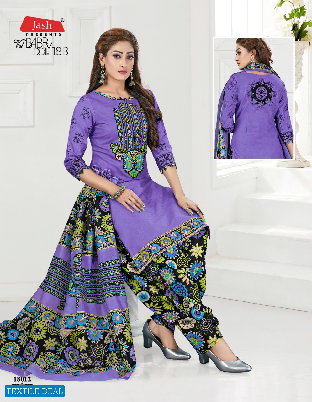 Jash Baby Doll Vol-18 B Wholesale printed Dress Material