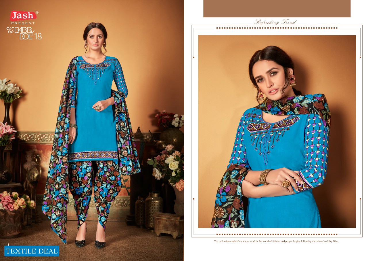 Jash Baby Doll Vol-18 Wholesale printed Dress Material