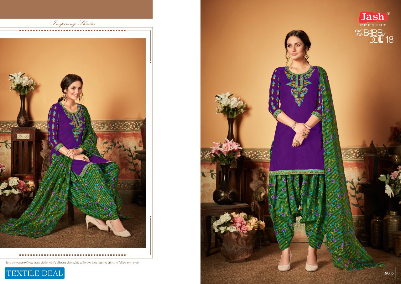 Jash Baby Doll Vol-18 Wholesale printed Dress Material