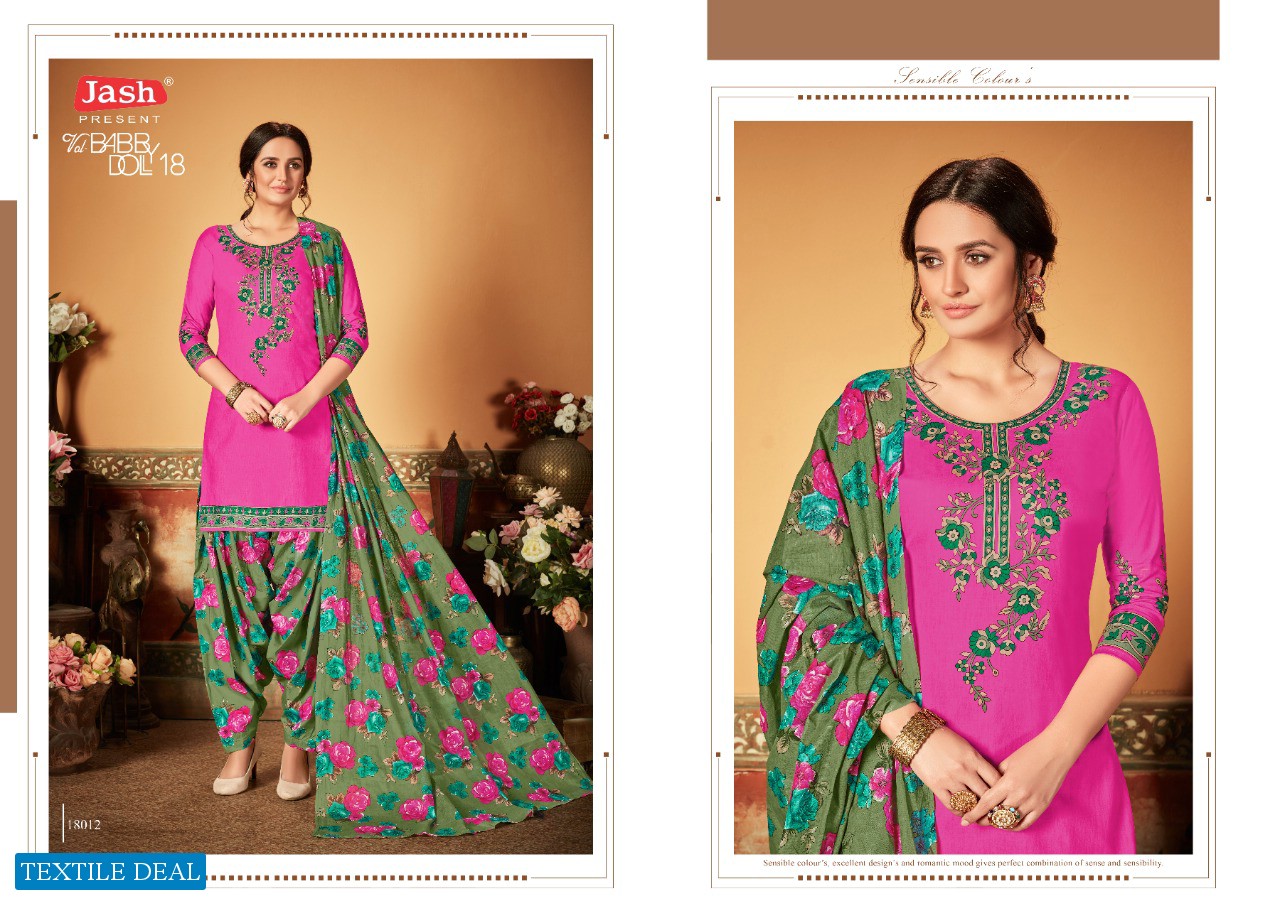 Jash Baby Doll Vol-18 Wholesale printed Dress Material