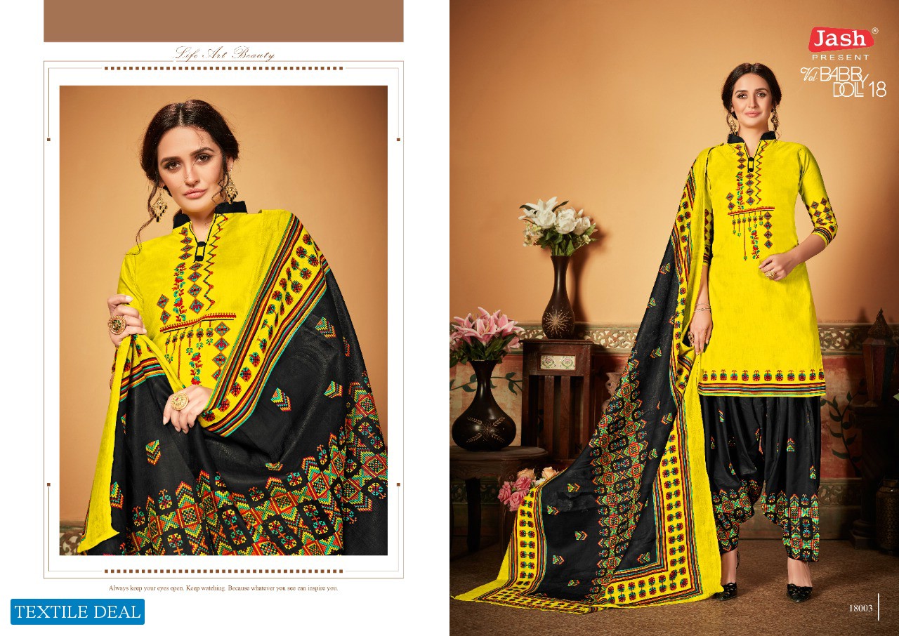 Jash Baby Doll Vol-18 Wholesale printed Dress Material