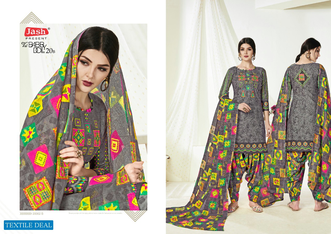 Jash Baby Doll Vol-20 B Wholesale printed Dress Material