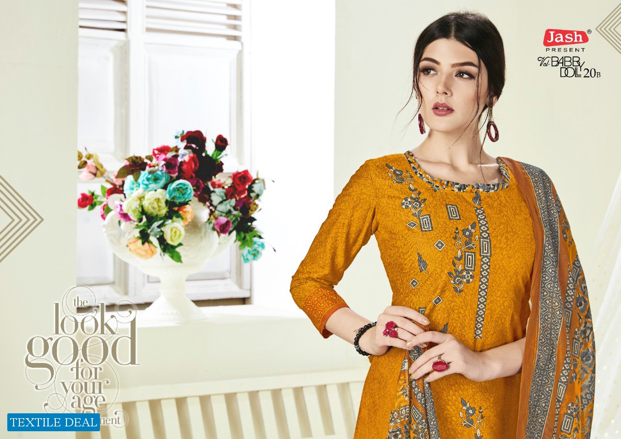 Jash Baby Doll Vol-20 B Wholesale printed Dress Material