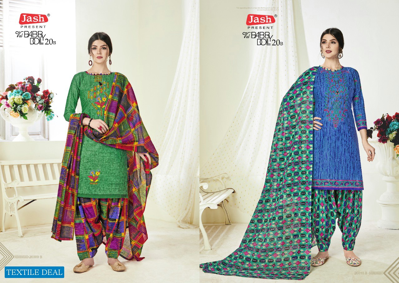 Jash Baby Doll Vol-20 B Wholesale printed Dress Material