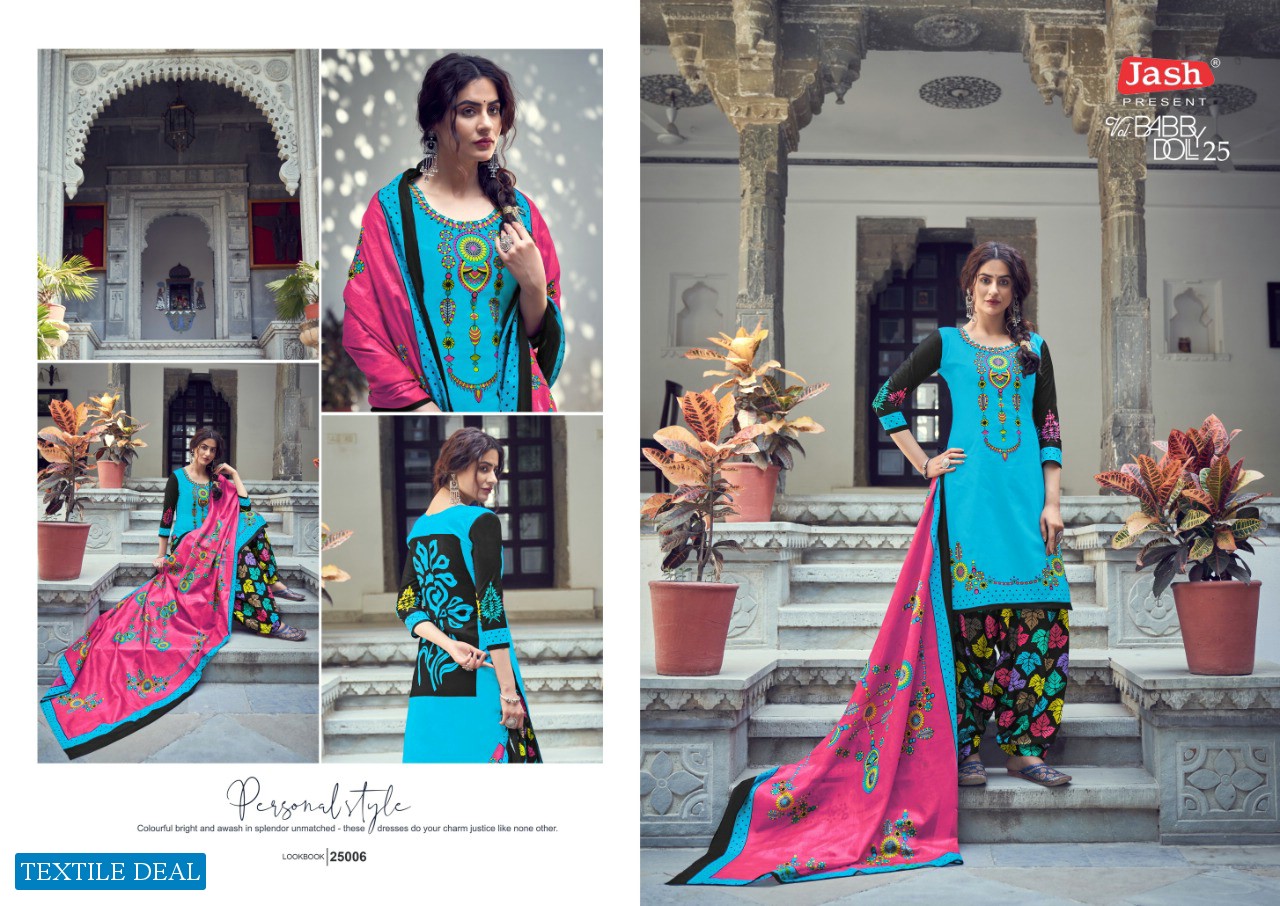 Jash Baby Doll Vol-25 Wholesale printed Dress Material