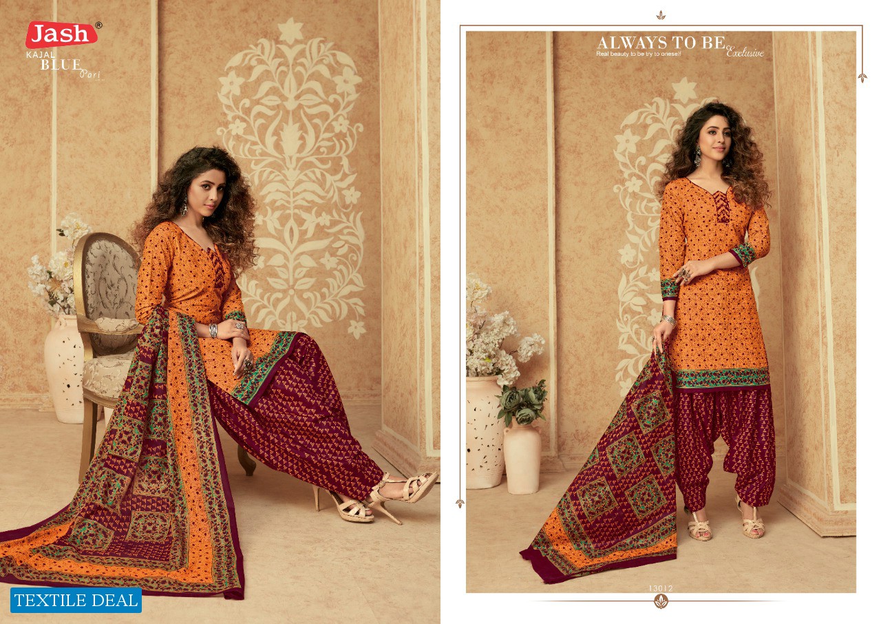 Jash Blue pari vol-13 Wholesale Designer Printed Dress Material