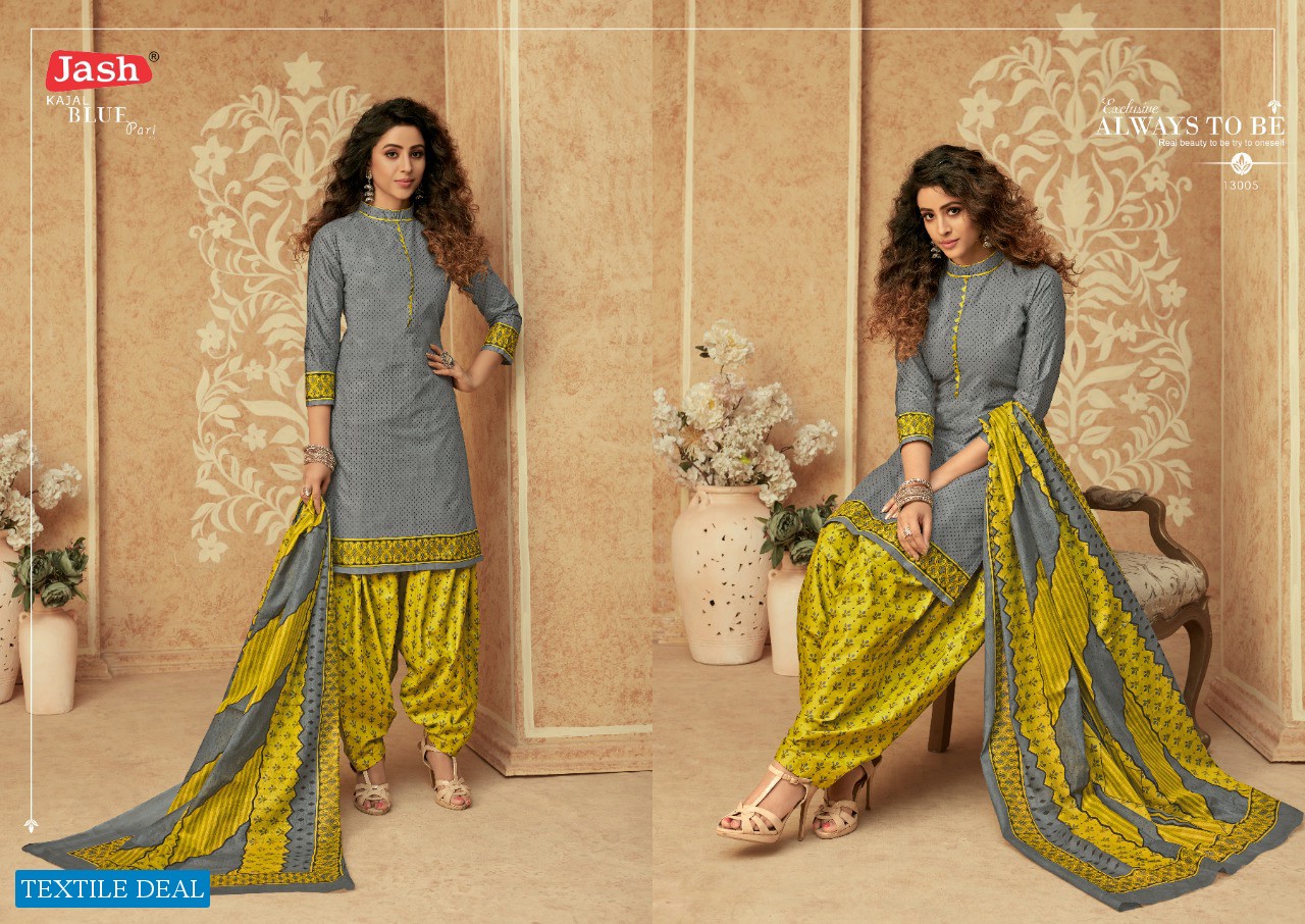Jash Blue pari vol-13 Wholesale Designer Printed Dress Material