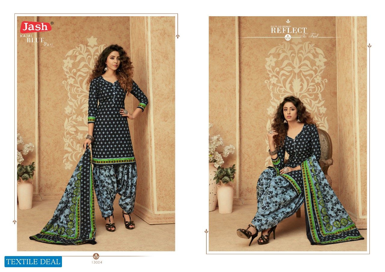 Jash Blue pari vol-13 Wholesale Designer Printed Dress Material