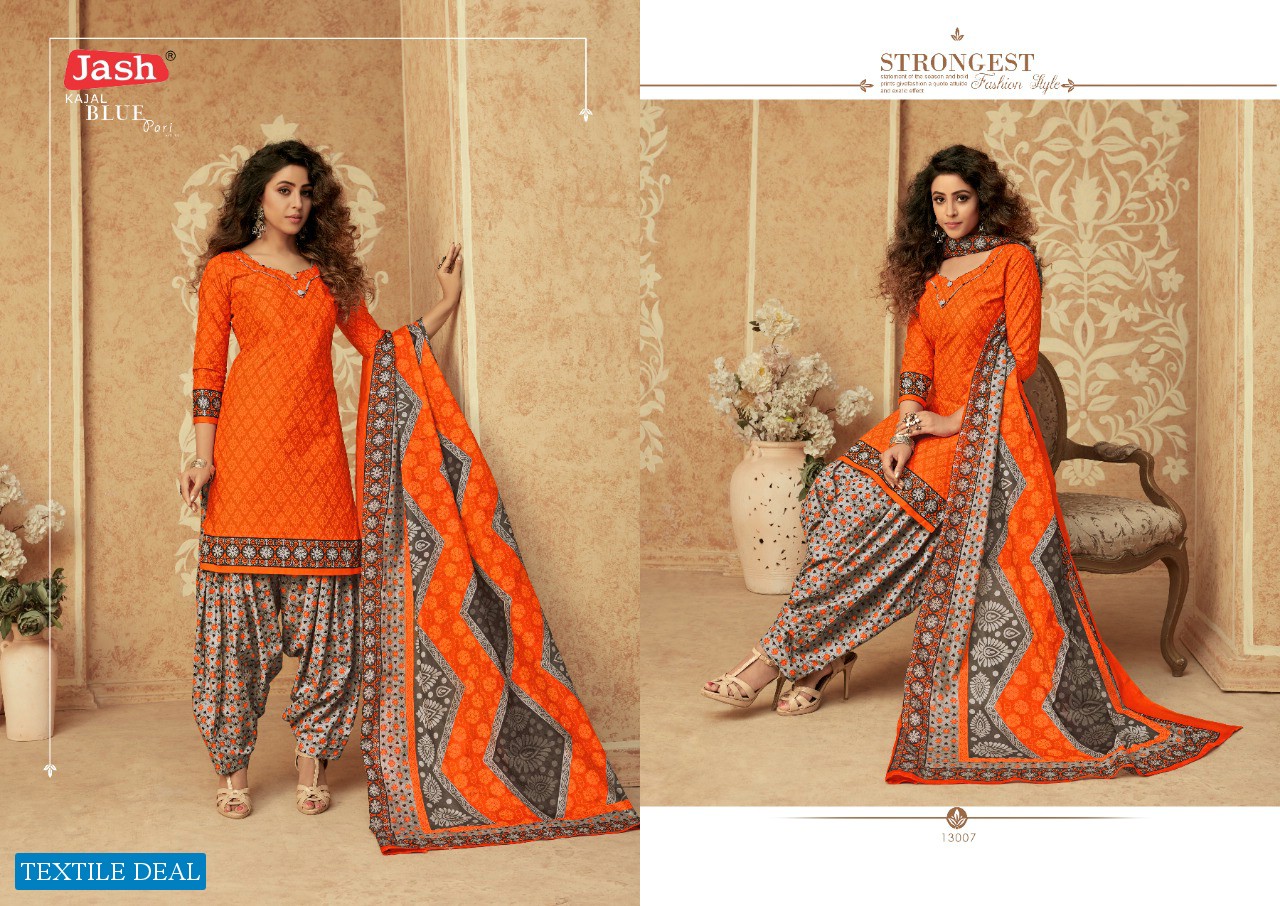 Jash Blue pari vol-13 Wholesale Designer Printed Dress Material