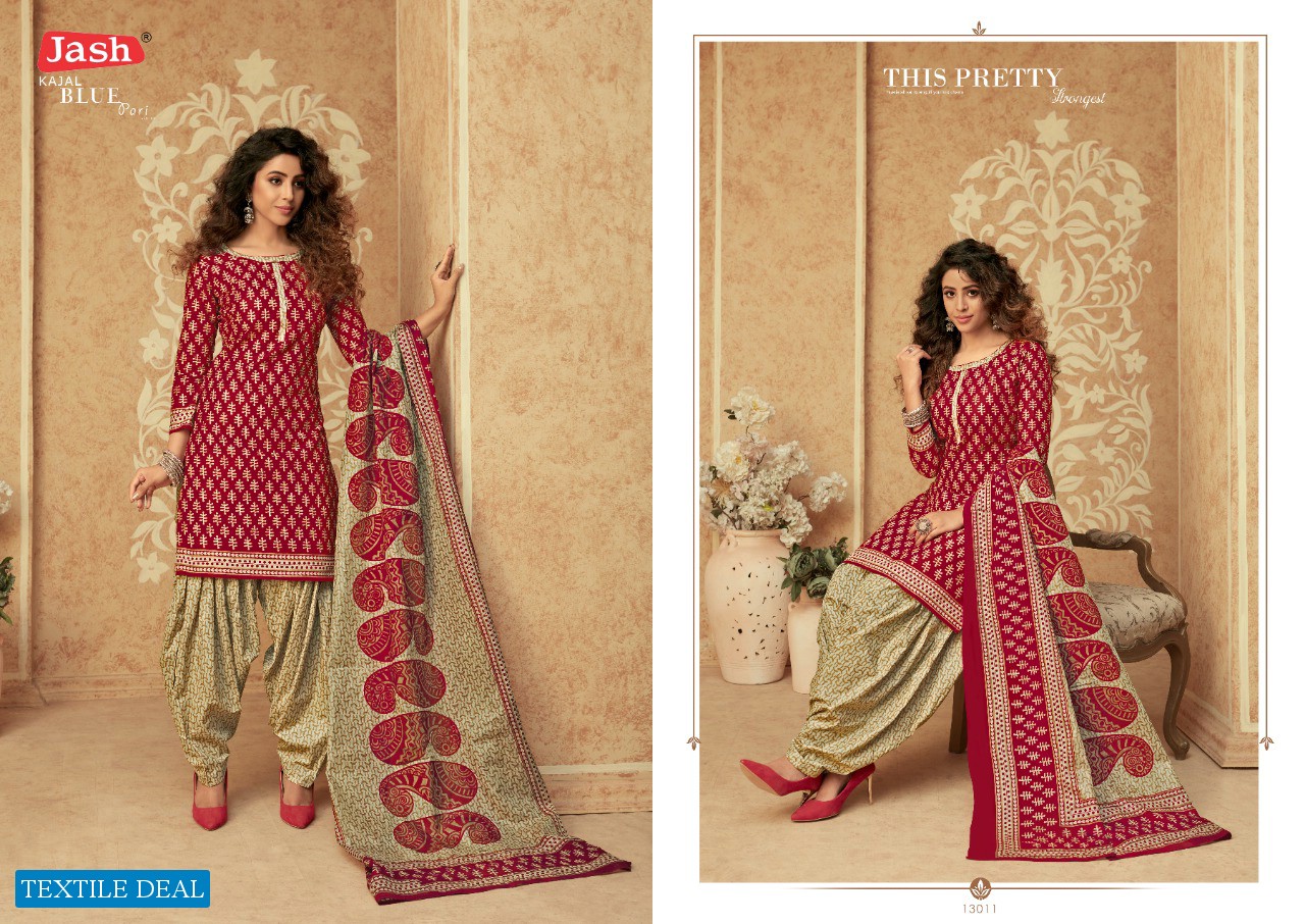 Jash Blue pari vol-13 Wholesale Designer Printed Dress Material