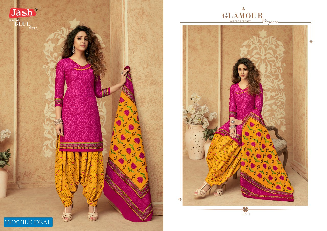 Jash Blue pari vol-13 Wholesale Designer Printed Dress Material