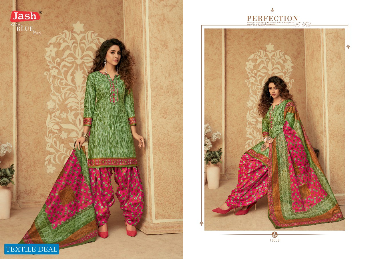 Jash Blue pari vol-13 Wholesale Designer Printed Dress Material