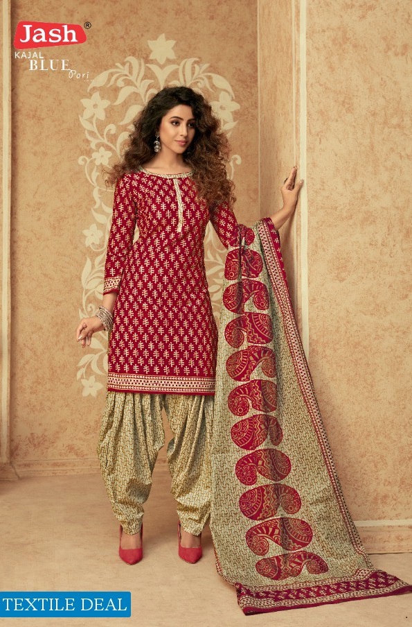 Jash Blue pari vol-13 Wholesale Designer Printed Dress Material